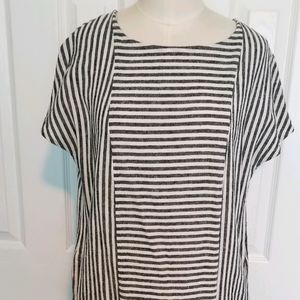 Madewell Stripe Button-Back Dress